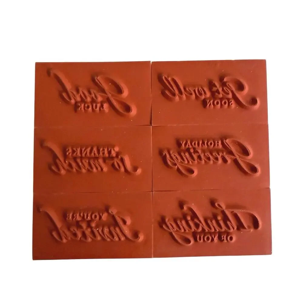 Stampin’ up set of 8 wooden stamps sincere salutations